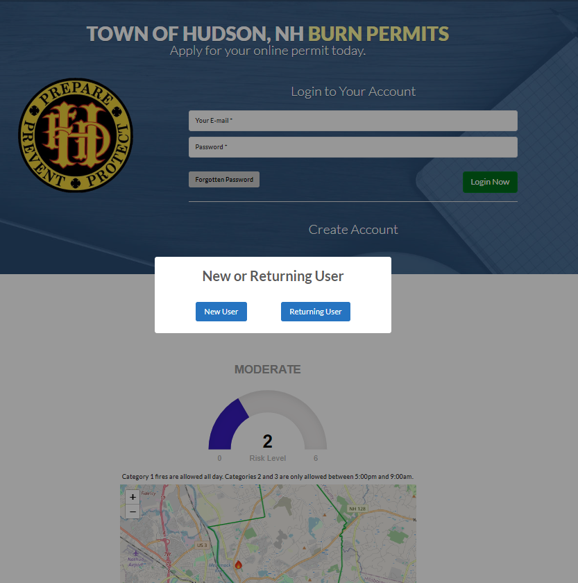 Burn Permit Information Hudson New Hampshire