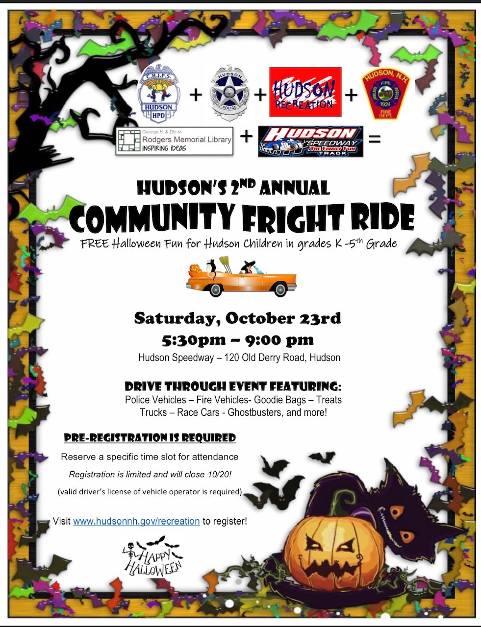 Community Fright Ride Hudson New Hampshire