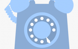 blue phone art