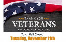 Veterans day sign