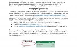 Community Power Rate Increase