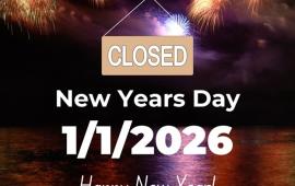 closed New years day