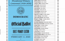 Democratic Party Ballot