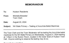 Testing of Accuvote Ballot Machines