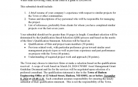 RFQ - engineering stormwater