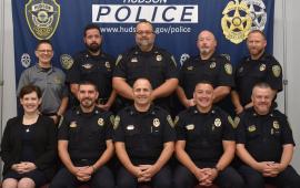 Hudson Police Department Command Staff July 2023