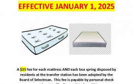 mattress fees