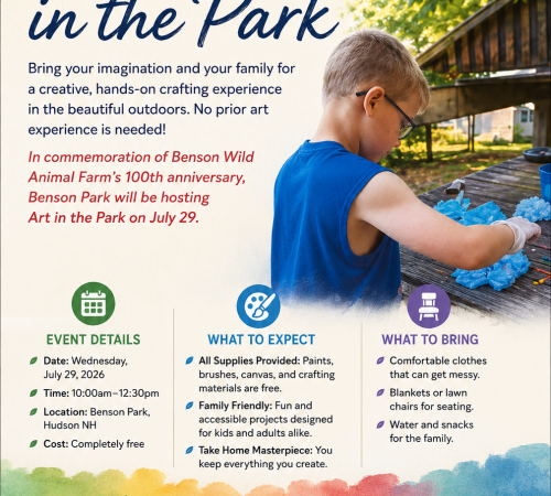 Art in the Park flyer