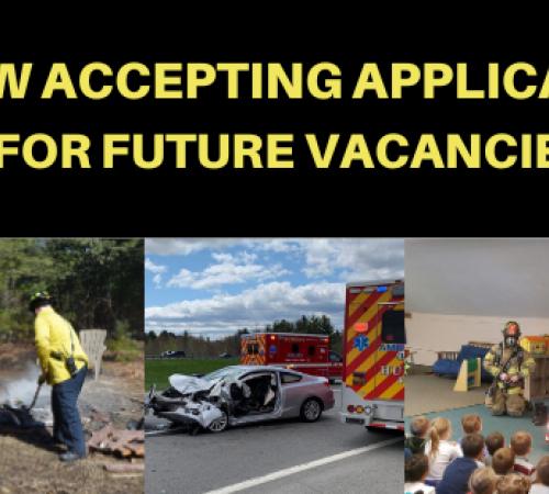 Now accepting applications for future vacancies. Photos of boat deployment, fire extinguishing and interactions with children.