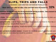 Slips, Trips and Falls - tips to help prevent.