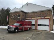 Photo of ambulance in front of Robinson Road Station