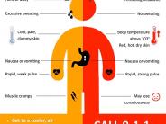 Heat stroke vs. Heat Exhaustion
