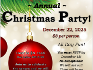 Christmas Party Poster 2025