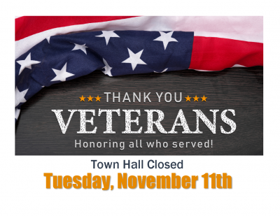 Veterans day sign