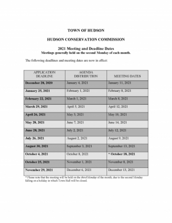 ConCom 2021 Schedule and Deadlines