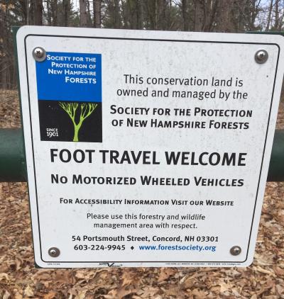 NH Forest Sign