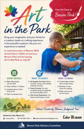 Art in the Park flyer