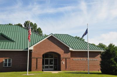 Front View of Hudson Police Department