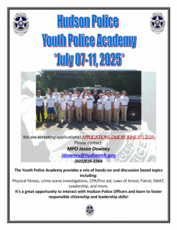 Youth Plice Academy Poster