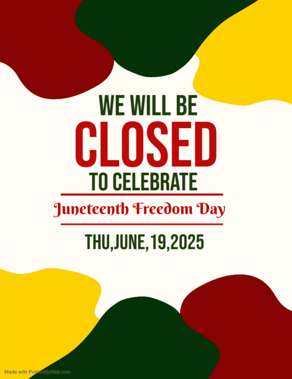 Closed Juneteenth