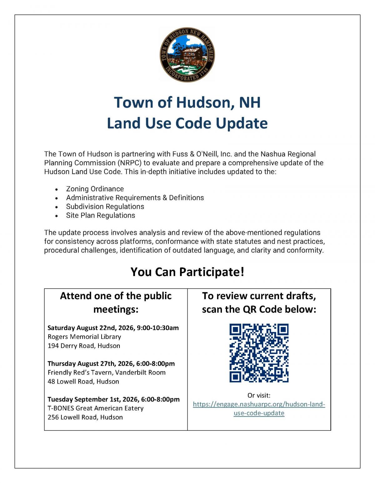 Land use public input