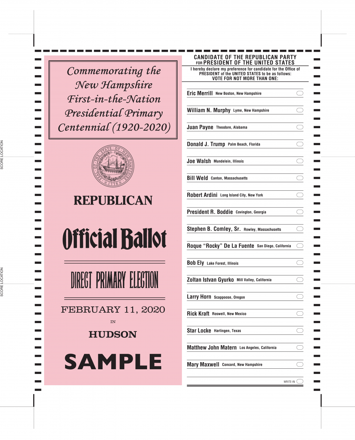 2024 New Hampshire Republican Presidential Primary Sampler Adan Lissie