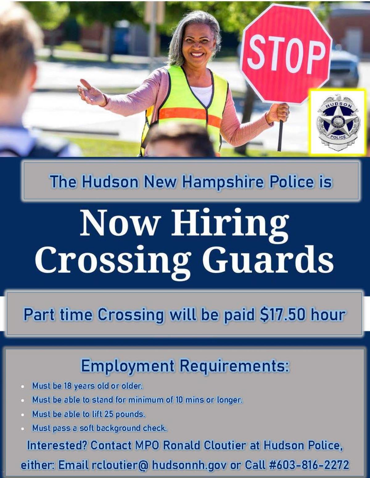 Crossing Guards Needed